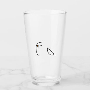 Verre Trois oiseaux sur le fil