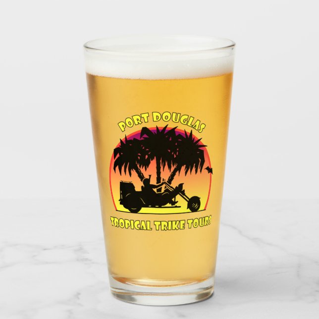 Verre Tropical Trike Tours (Devant (rempli))