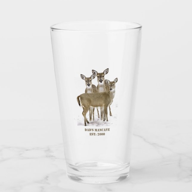 Verre Troupeau de Cerfs de Virginie / Tasse Dad's Mancav (Devant)