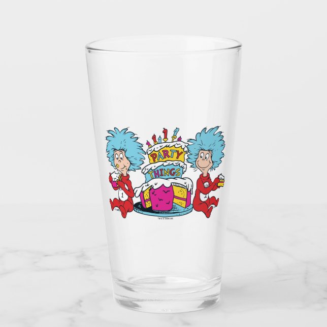 Verre Truc Un Truc Deux Fête Trucs (Devant)