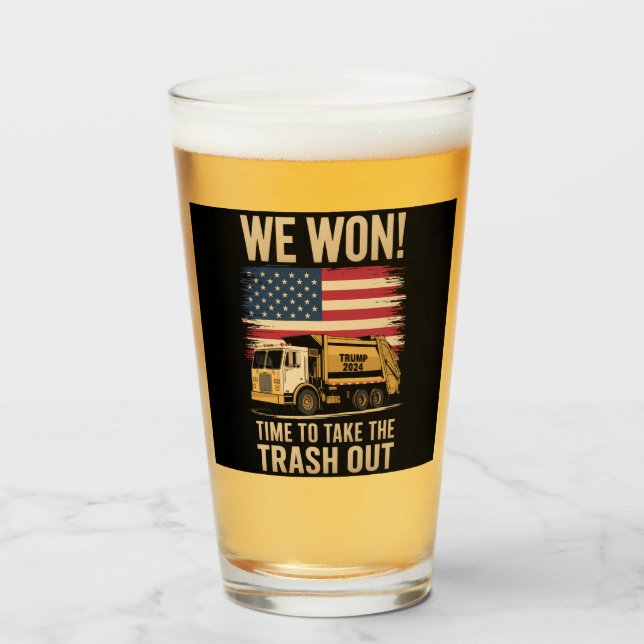 Verre Trump 2024 Nous avons gagné la victoire Victoire I (Devant (rempli))