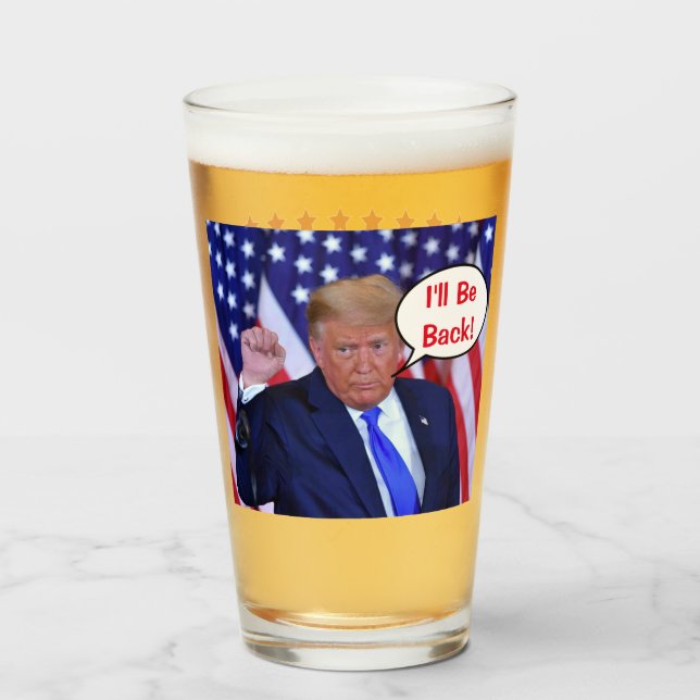 Verre Trump 2024 sera de retour (Devant (rempli))