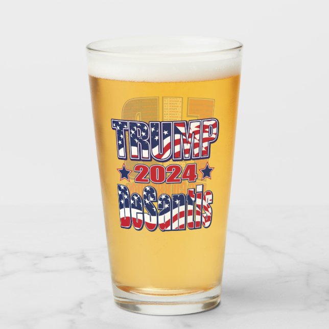 Verre Trump DeSantis 2024 (Devant (rempli))