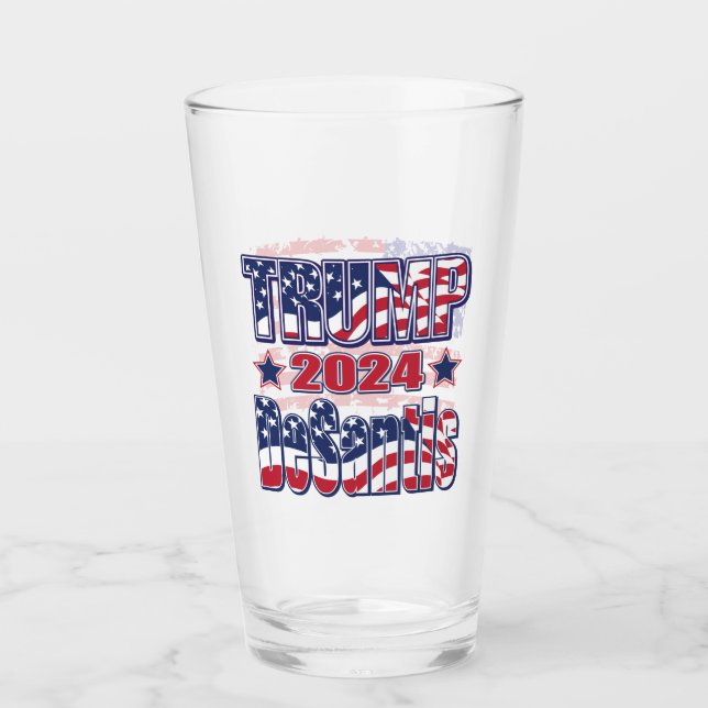 Verre Trump DeSantis pour le Président 2024 (Devant)