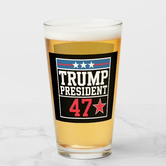Verre Trump remporte les élections de 2024 Trump remport (Devant (rempli))