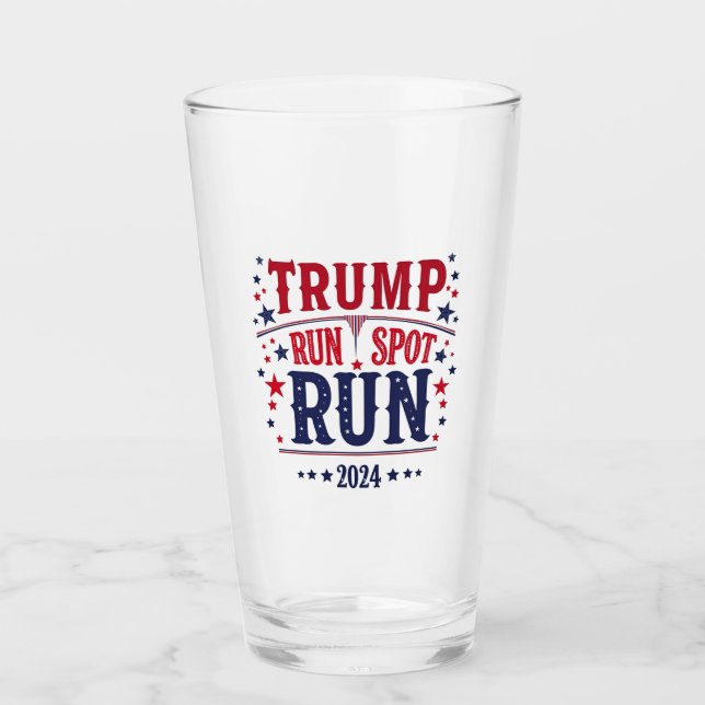 Verre Trump Run Spot Run Funny Election Debate (Devant)