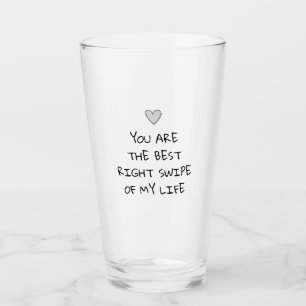 Verre Tu es le meilleur rempart de ma vie Valentine