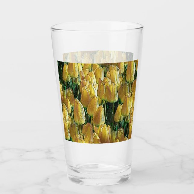 Verre Tulips Sunshine Yellow (Devant)