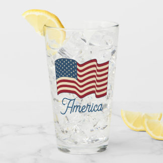 Verre Tumbler Drapeau Américain Patriotique