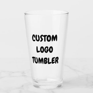 Verre TUMBLER LOGO PERSONNALISÉ, sans minimum