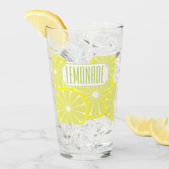 Verre Tumbler Tranche de Limonade  (Devant glace)
