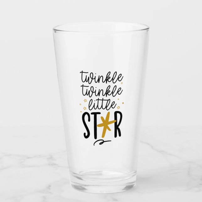 Verre Twinkle Twinkle Little Star Doodle (Devant)