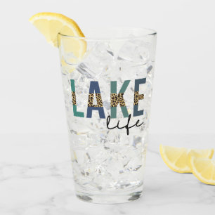 Verre Typographie d'impression de Lake Life Cheetah