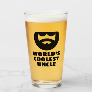 Verre Un cadeau de bière amusant à l'oncle le plus fro