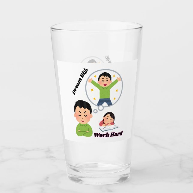 Verre Un gros travail de rêve (Devant)