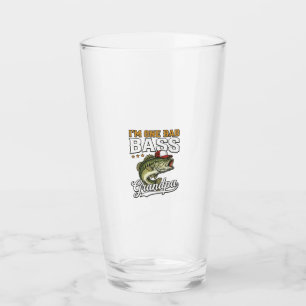 Verre Un mauvais design vectoriel vintage de pêche de gr