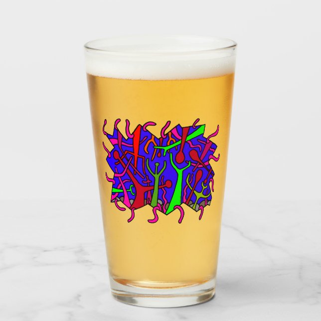 VERRE UN TROU DANS MON VERRE. (Devant (rempli))