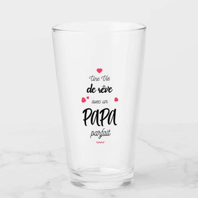 Verre Une année de rêve avec un papa parfait (Devant)