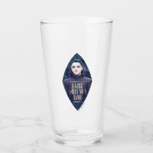 Verre "Une Fille N'A Pas De Nom" Arya Stark Graphic