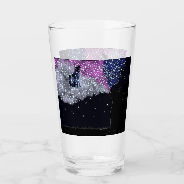Verre Une nuit d'été avec Sirius (Devant)