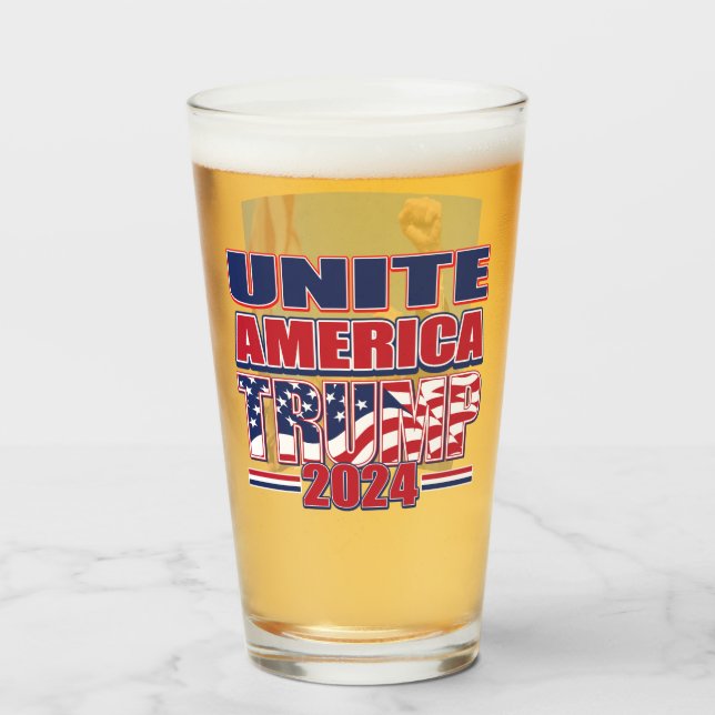 Verre Unite America Trump 2024 (Devant (rempli))