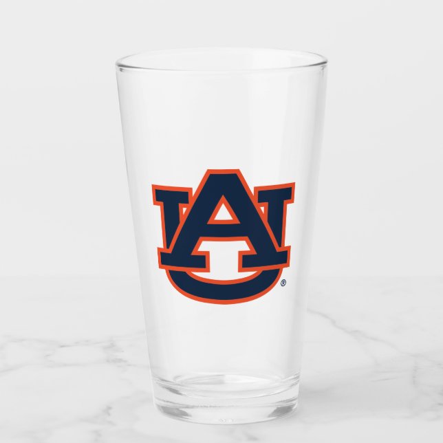 Verre Université d'Auburn | Auburn UA Logo (Devant)