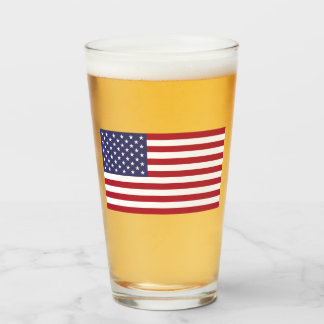 Verre USA Flag Glass Cup