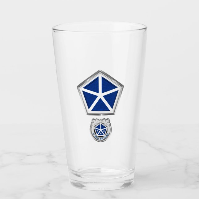 Verre V (5e) Corps blindé - Patch encadrée (Devant)