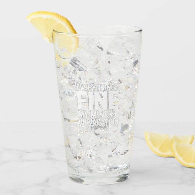 Verre Vacances de l'esprit (Devant glace)