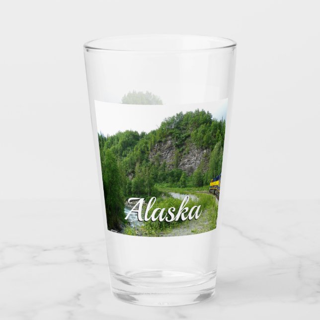 Verre Vacances en train Denali Express Alaska Photograph (Devant)