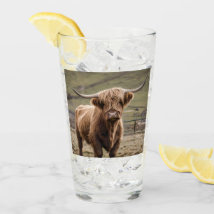 Verre Vache Brown laine,