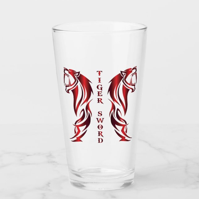 Verre Vaisselle Sword Tiger (Devant)