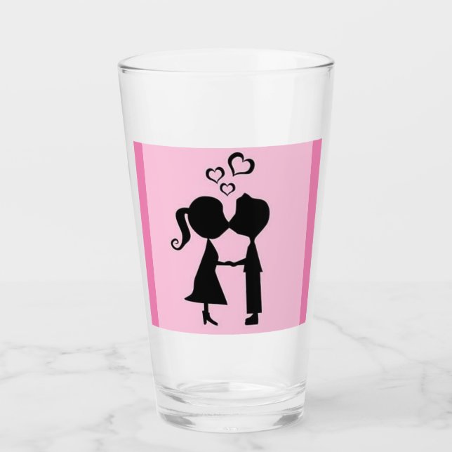 VERRE VALENTINE KISS (Devant)