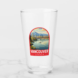 Verre Vancouver Canada Travel Art Vintage