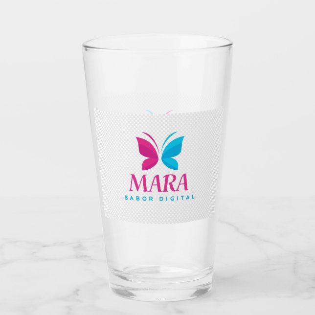 Verre Vaso de Cristal MARA – Sabor Digital (Devant)