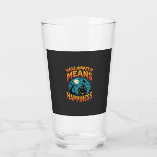 Verre Vecteur de maison hantée de bonheur d'Halloween