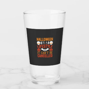 Verre Vecteur de typographie de citrouille de chauve-sou