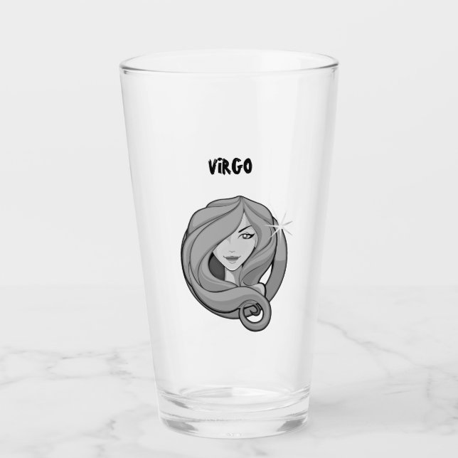 Verre Vecteur Virgo Zodiac (Devant)