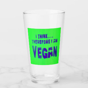 Verre Vegan Love Animaux Manger Plante