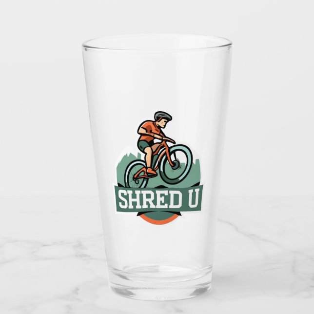 Verre Vélo de montagne de l'Université Shred (Devant)