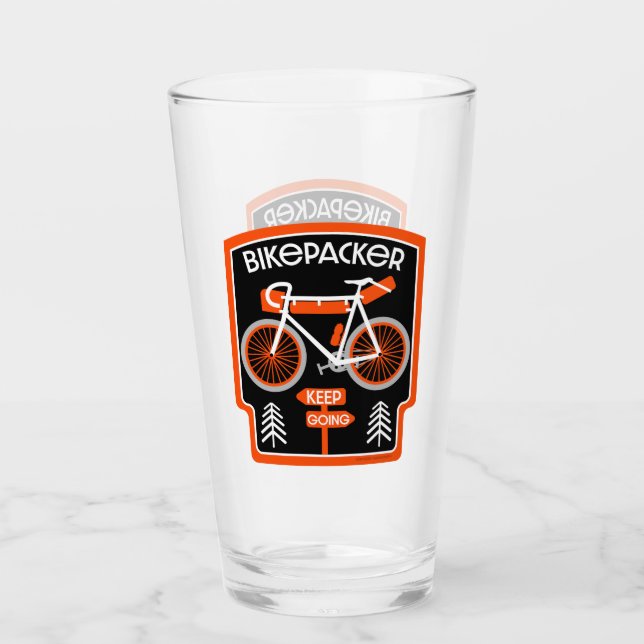 Verre Vélo de randonnée à vélo (Devant)