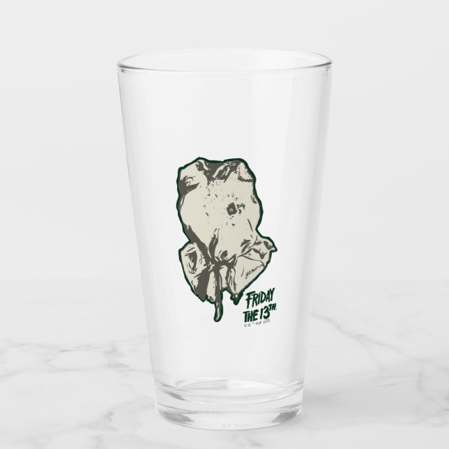 Verre Vendredi 13 | Jason Voorhees Burlap Sack (Devant)