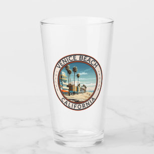 Verre Venice Beach California Bowwalk Travel Art Retro