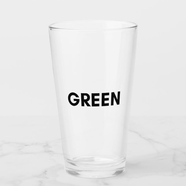 Verre vert (Devant)