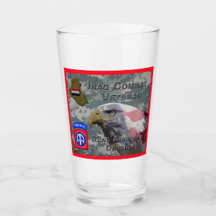 Verre Vétéran de combat de la 82e division aéroportée en