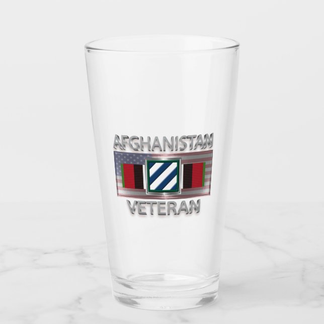 Verre Vétéran de la 3e Division d'Infanterie en Afghanis (Devant)