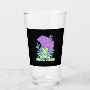 Verre Vibes de grenouille de yoga