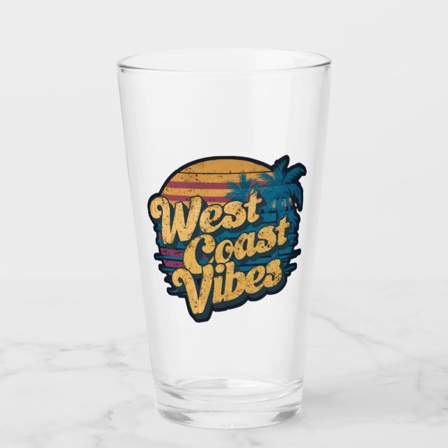 Verre Vibes de la côte ouest (Devant)