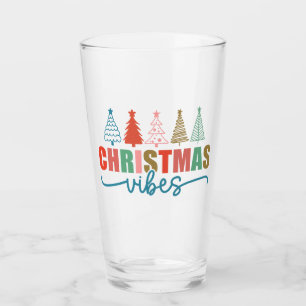 Verre Vibes de Noël - Colorful Holiday Trees Design