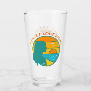 Verre Vibes de Paix & d'Amour